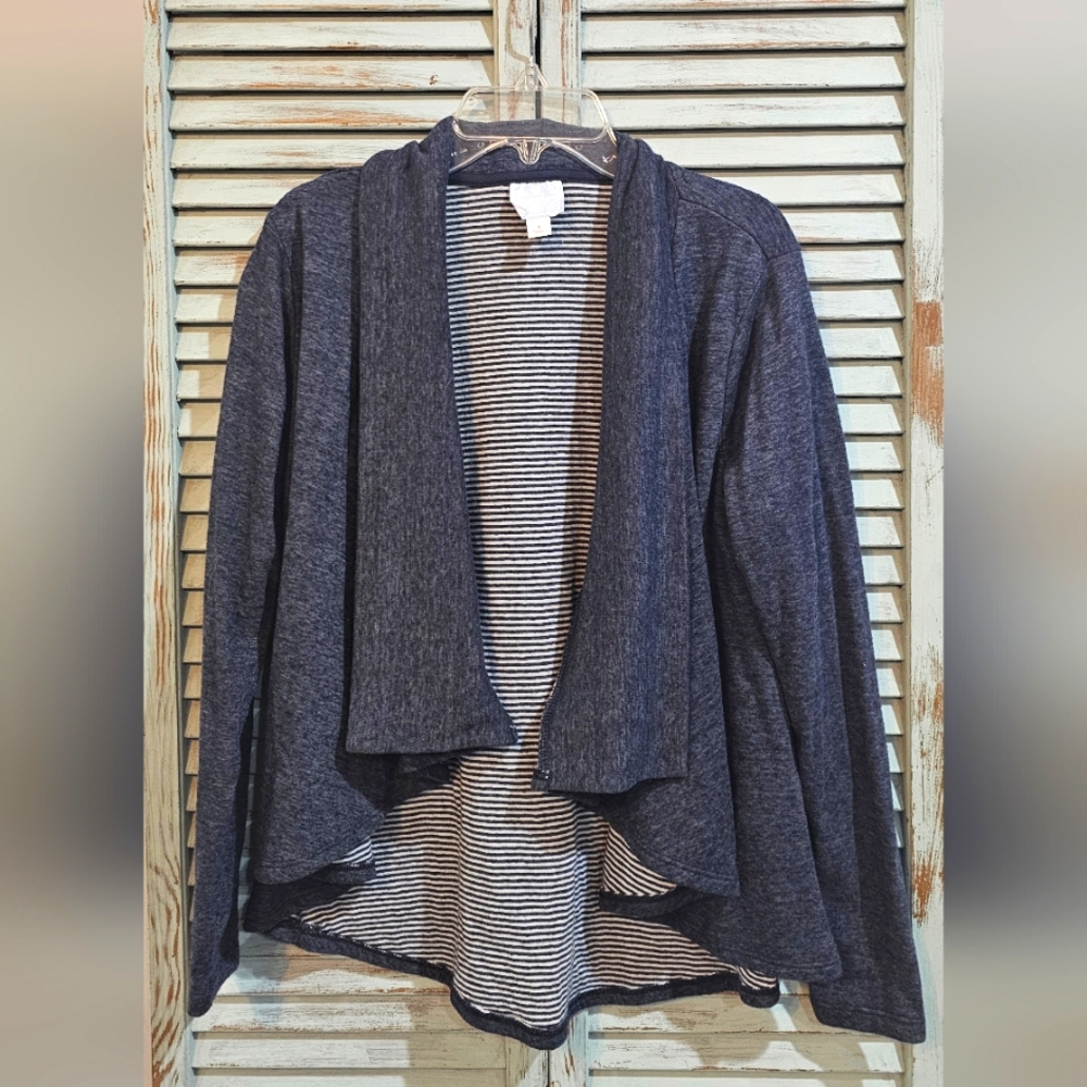 Sunday Open Front Waterfall Cardigan Size Small H… - image 1